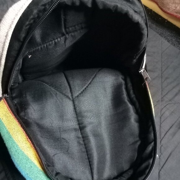 Himalayan Hemp Rainbow Mini Backpack - Picture 5 of 5